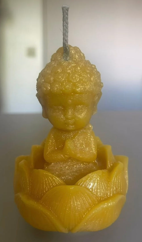 Bougie Buddha Lotus Éveil • Sérénité • Présence